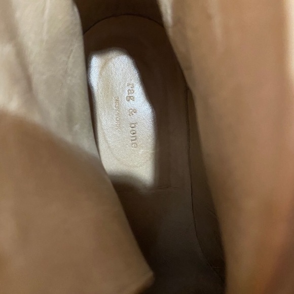 RARE Rag & Bone Go To Suede Neutral Ankle Boots - Picture 7 of 10